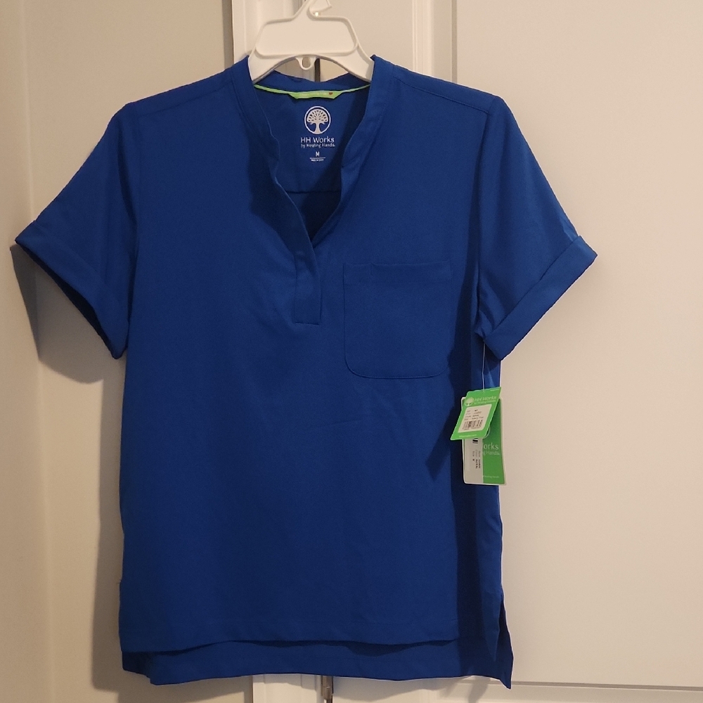 HH Works HH650 Macy NEW 1 Pocket Medical Scrub Top NWT